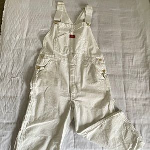 Dickie’s white overalls